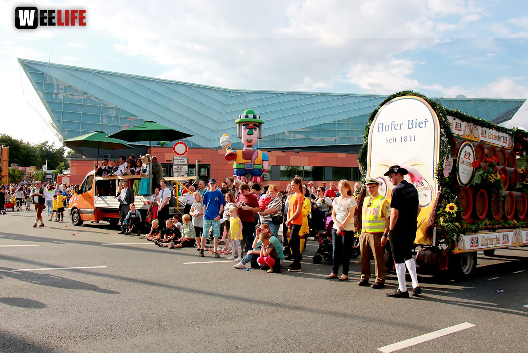 Hofer Volksfest 2016  Festzug Teil 3 29.7.16 