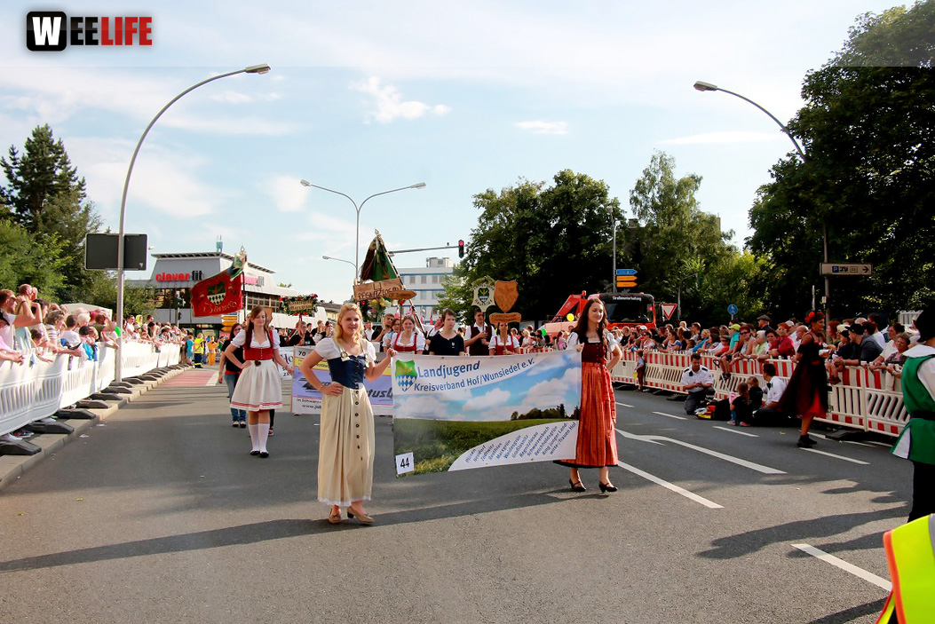 Hofer Volksfest 2016  Festzug Teil 3 29.7.16 