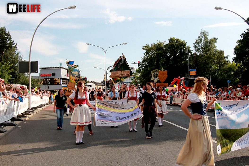 Hofer Volksfest 2016  Festzug Teil 3 29.7.16 
