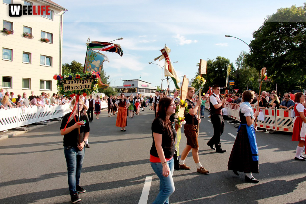 Hofer Volksfest 2016  Festzug Teil 3 29.7.16 