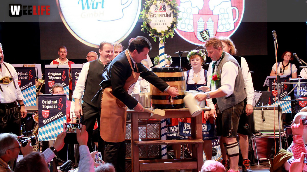 Hofer Volksfest 2016 Tag 1 Freitag BierAnstich