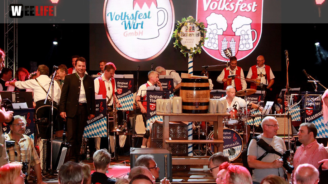 Hofer Volksfest 2016 Tag 1 Freitag BierAnstich