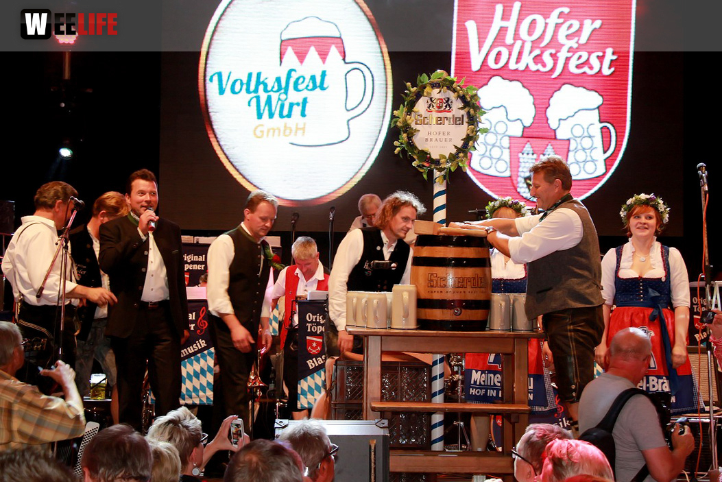 Hofer Volksfest 2016 Tag 1 Freitag BierAnstich