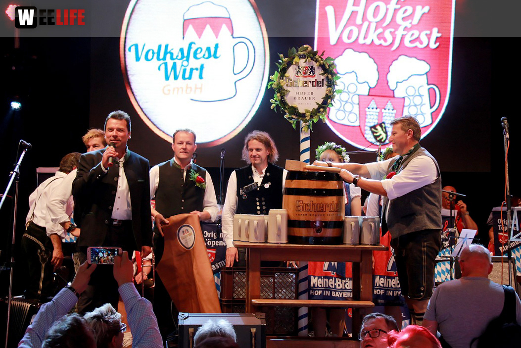 Hofer Volksfest 2016 Tag 1 Freitag BierAnstich