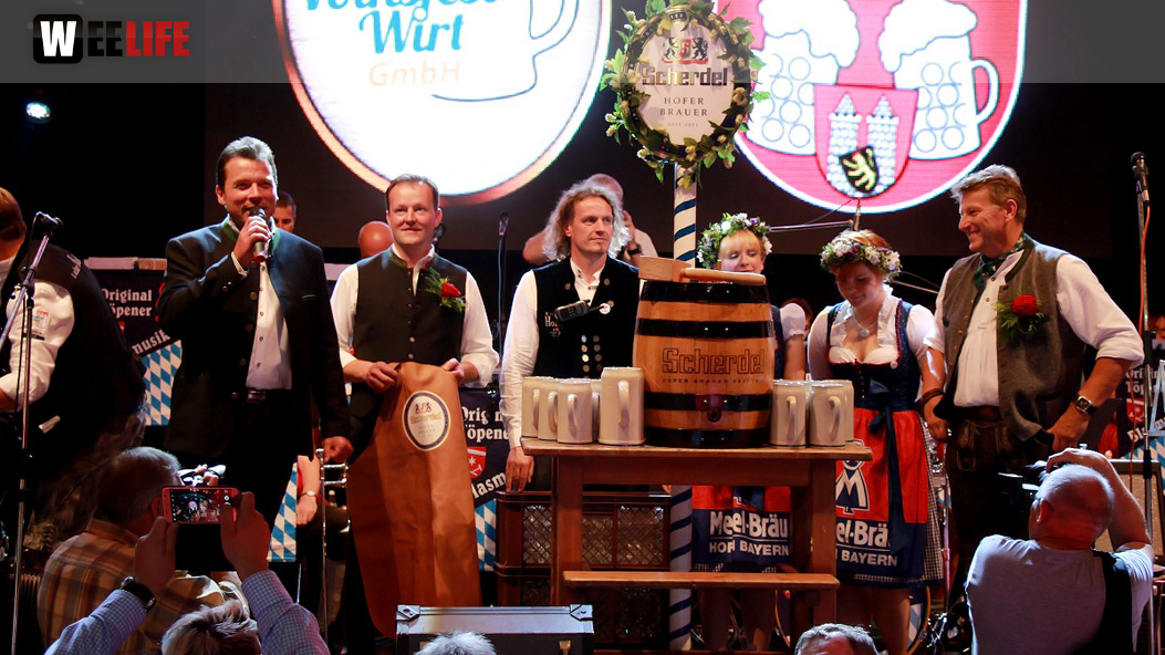 Hofer Volksfest 2016 Tag 1 Freitag BierAnstich