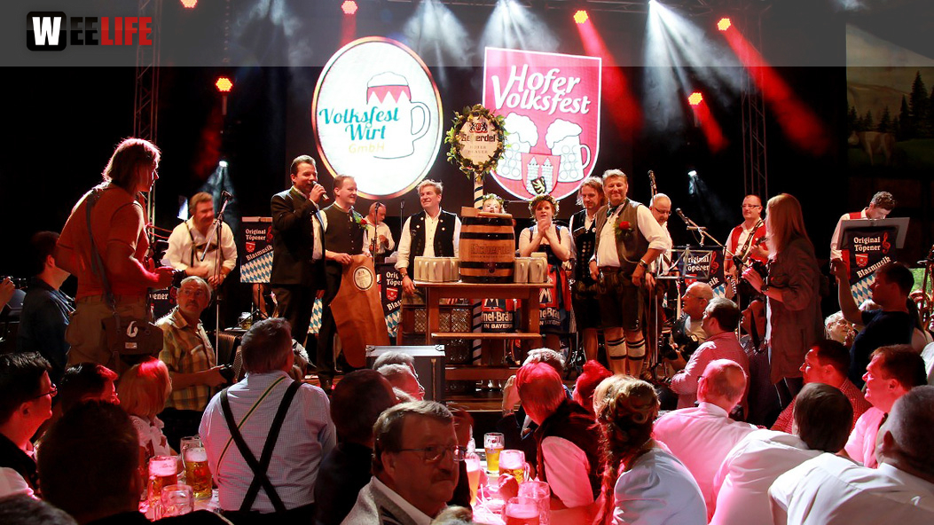 Hofer Volksfest 2016 Tag 1 Freitag BierAnstich