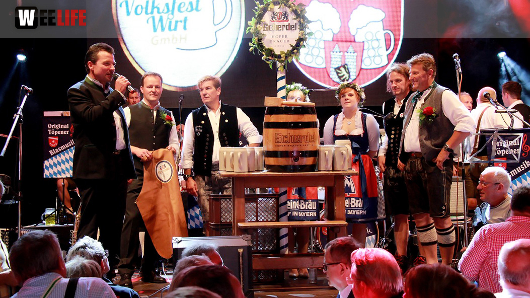 Hofer Volksfest 2016 Tag 1 Freitag BierAnstich