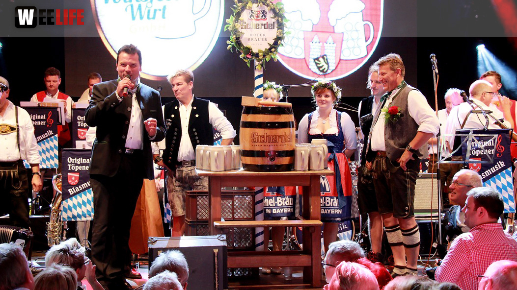 Hofer Volksfest 2016 Tag 1 Freitag BierAnstich