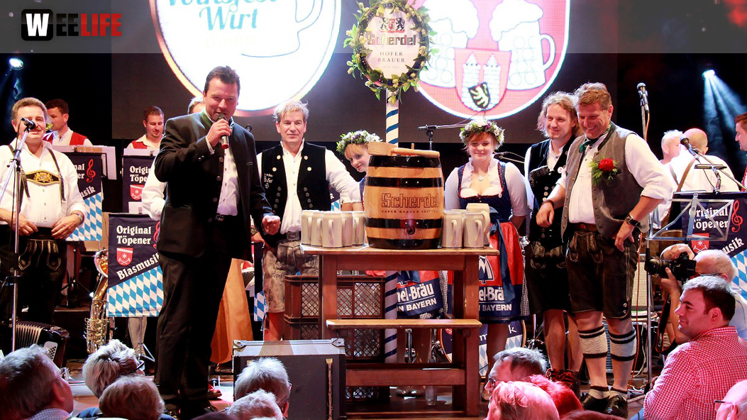 Hofer Volksfest 2016 Tag 1 Freitag BierAnstich