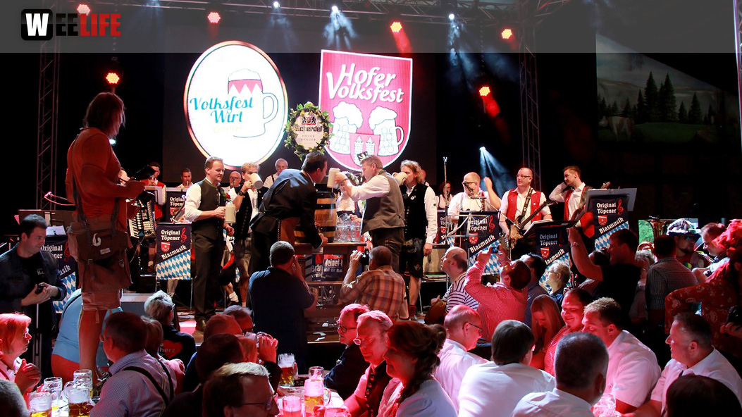 Hofer Volksfest 2016 Tag 1 Freitag BierAnstich