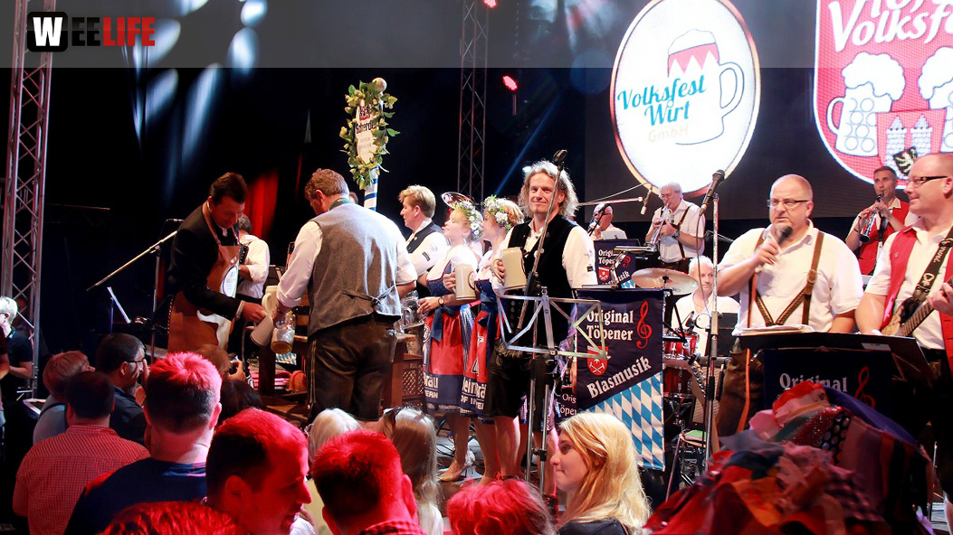 Hofer Volksfest 2016 Tag 1 Freitag BierAnstich