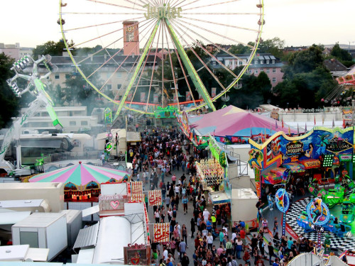 Hofer Volksfest 2016 von Oben – Foto 6