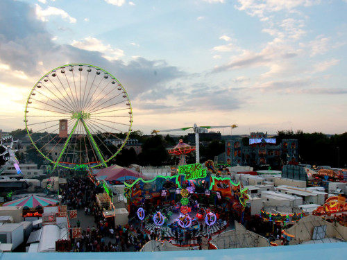 Hofer Volksfest 2016 von Oben – Foto 8
