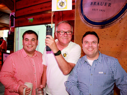 Hofer Volksfest 2016 Tag 1 Freitag Nach dem Umzug  Original Töpener Blasmusik – Foto 36