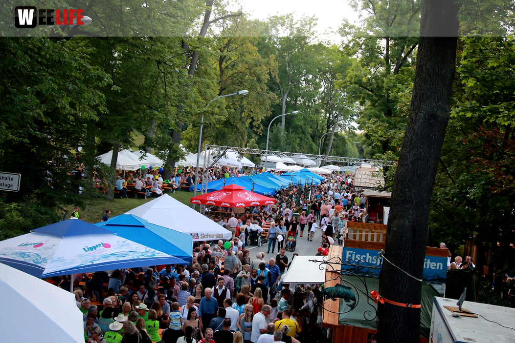 Hofer Volksfest 2016 Tag 1 Freitag Nach dem Umzug  Original Töpener Blasmusik