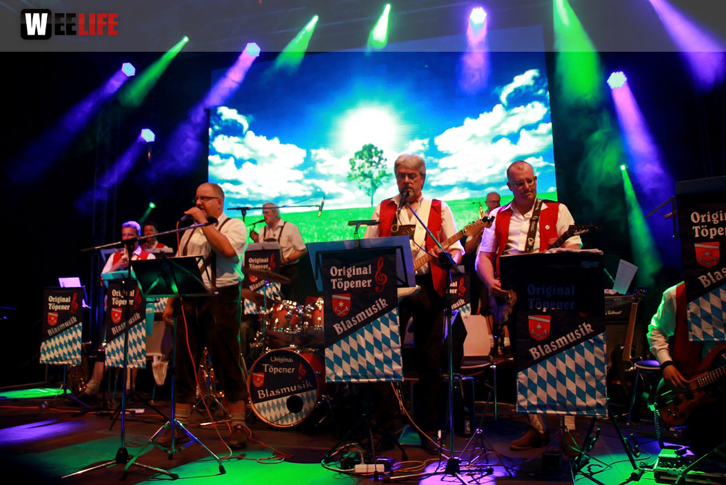 Hofer Volksfest 2016 Tag 1 Freitag Abends Original Töpener Blasmusik