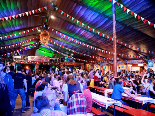 Hofer Volksfest 2016 Tag 1 Freitag Abends Original Töpener Blasmusik – Foto 13