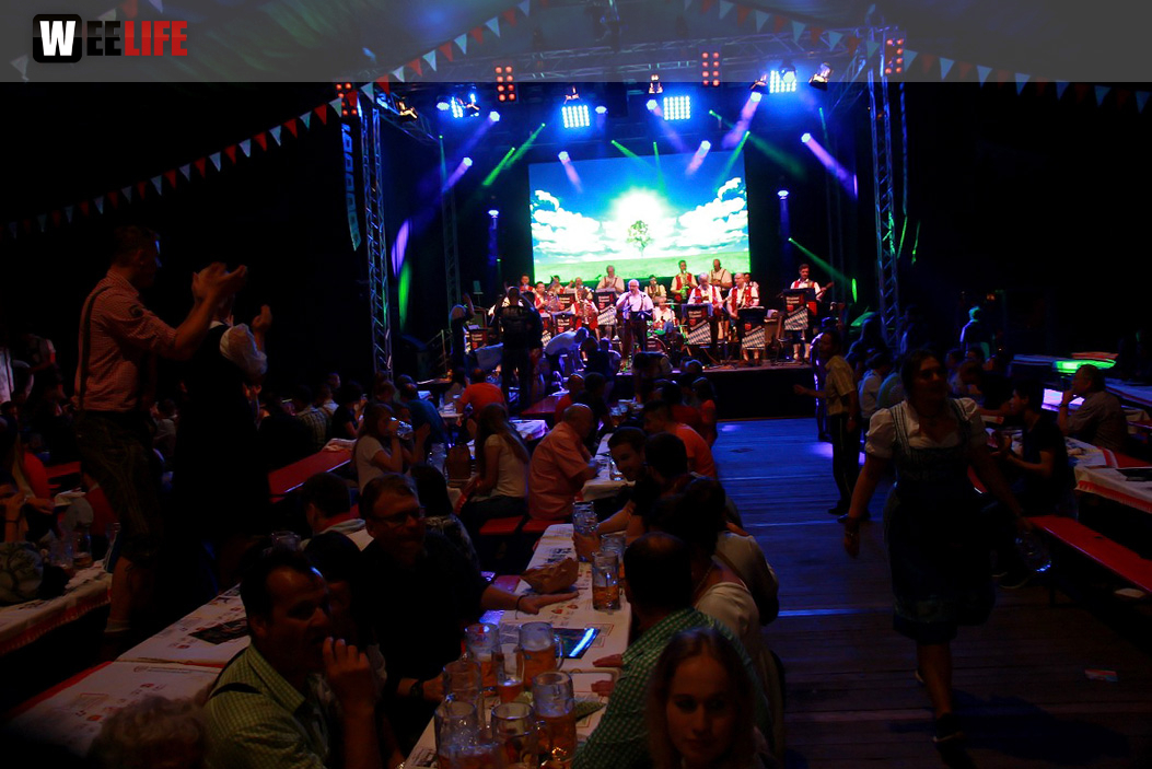 Hofer Volksfest 2016 Tag 1 Freitag Abends Original Töpener Blasmusik