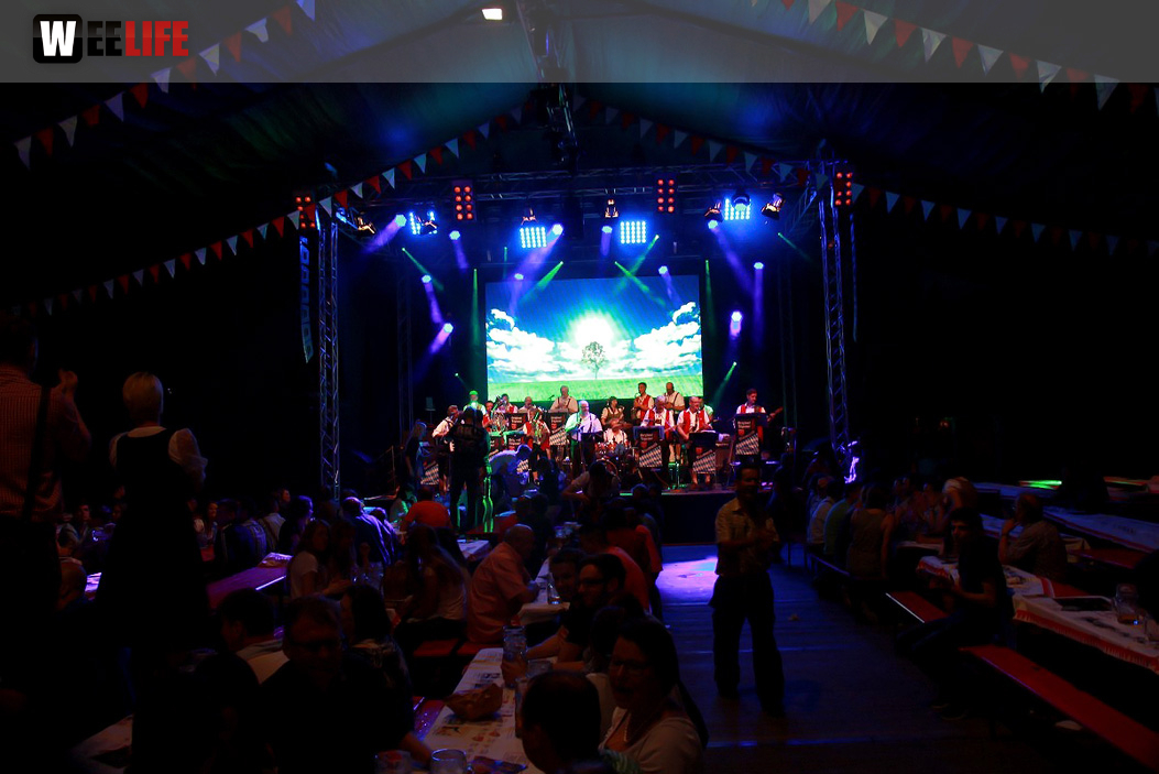 Hofer Volksfest 2016 Tag 1 Freitag Abends Original Töpener Blasmusik