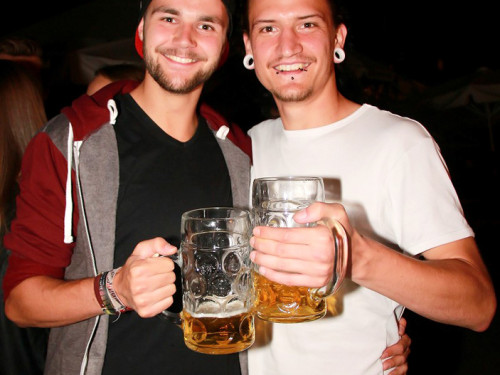 Hofer Volksfest 2016 Tag 1 Freitag Abends Original Töpener Blasmusik – Foto 37