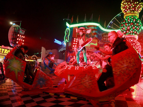 Hofer Volksfest 2016 Tag 1 Freitag Abends Original Töpener Blasmusik – Foto 41