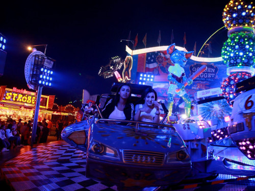 Hofer Volksfest 2016 Tag 1 Freitag Abends Original Töpener Blasmusik – Foto 46