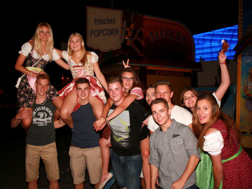 Hofer Volksfest 2016 Tag 1 Freitag Abends Original Töpener Blasmusik – Foto 105
