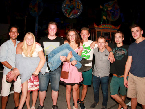 Hofer Volksfest 2016 Tag 1 Freitag Abends Original Töpener Blasmusik – Foto 109