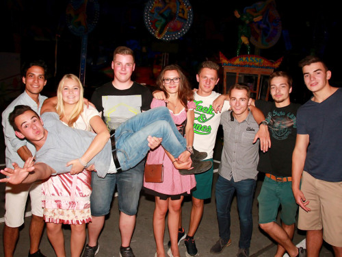 Hofer Volksfest 2016 Tag 1 Freitag Abends Original Töpener Blasmusik – Foto 110