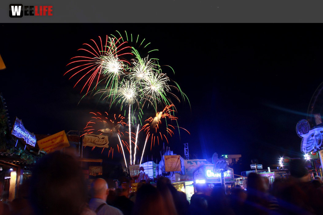 Hofer Volksfest 2016 Tag 2 Samstag EröffnungsFeuerwerk