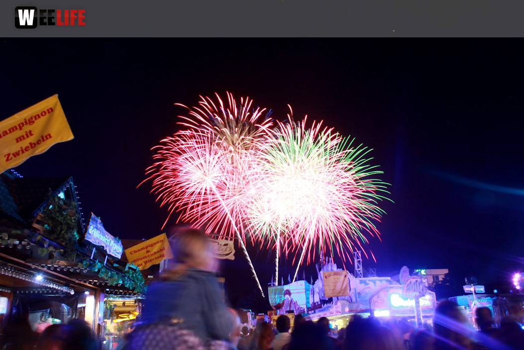 Hofer Volksfest 2016 Tag 2 Samstag EröffnungsFeuerwerk