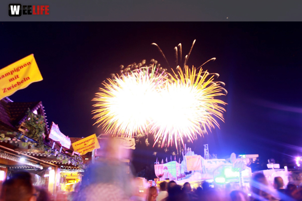 Hofer Volksfest 2016 Tag 2 Samstag EröffnungsFeuerwerk