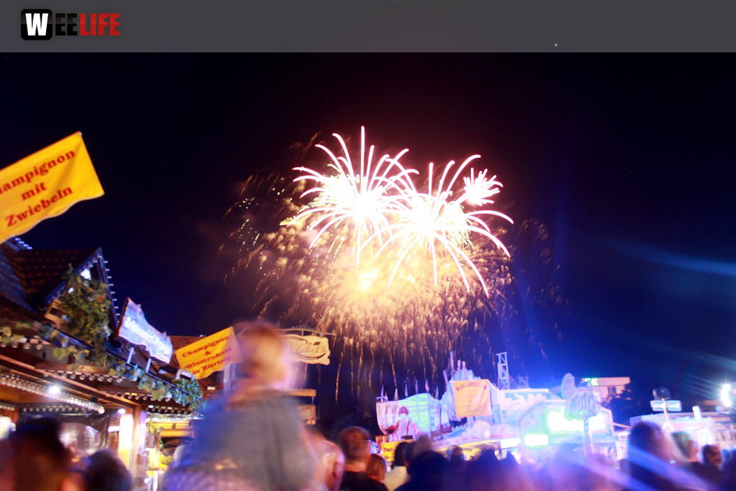 Hofer Volksfest 2016 Tag 2 Samstag EröffnungsFeuerwerk