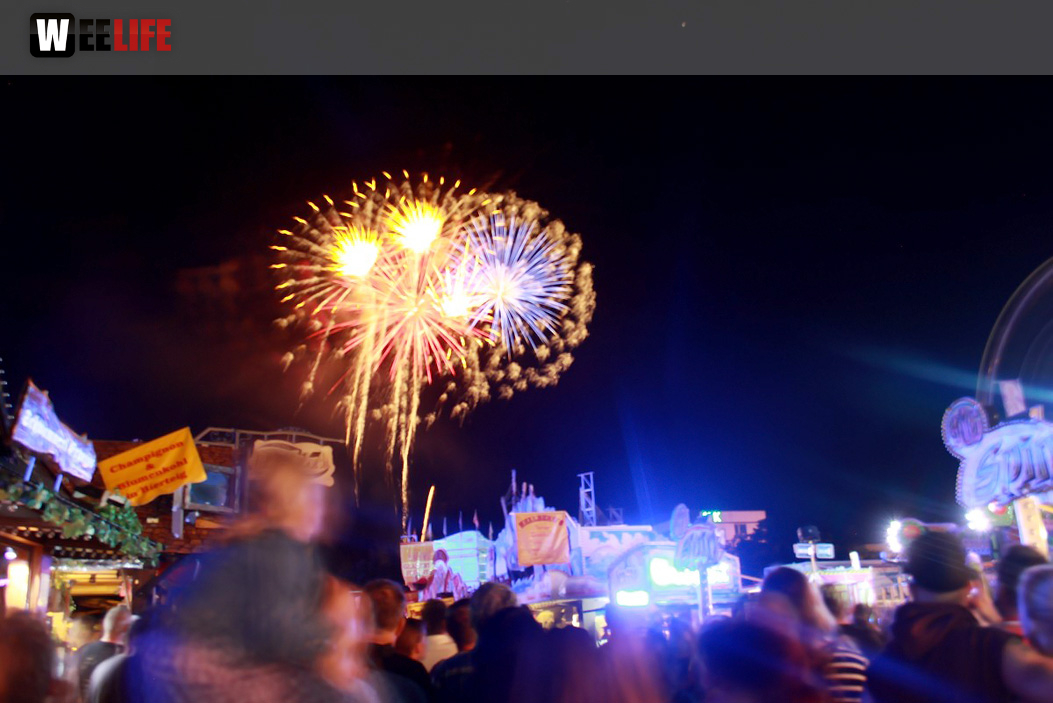 Hofer Volksfest 2016 Tag 2 Samstag EröffnungsFeuerwerk