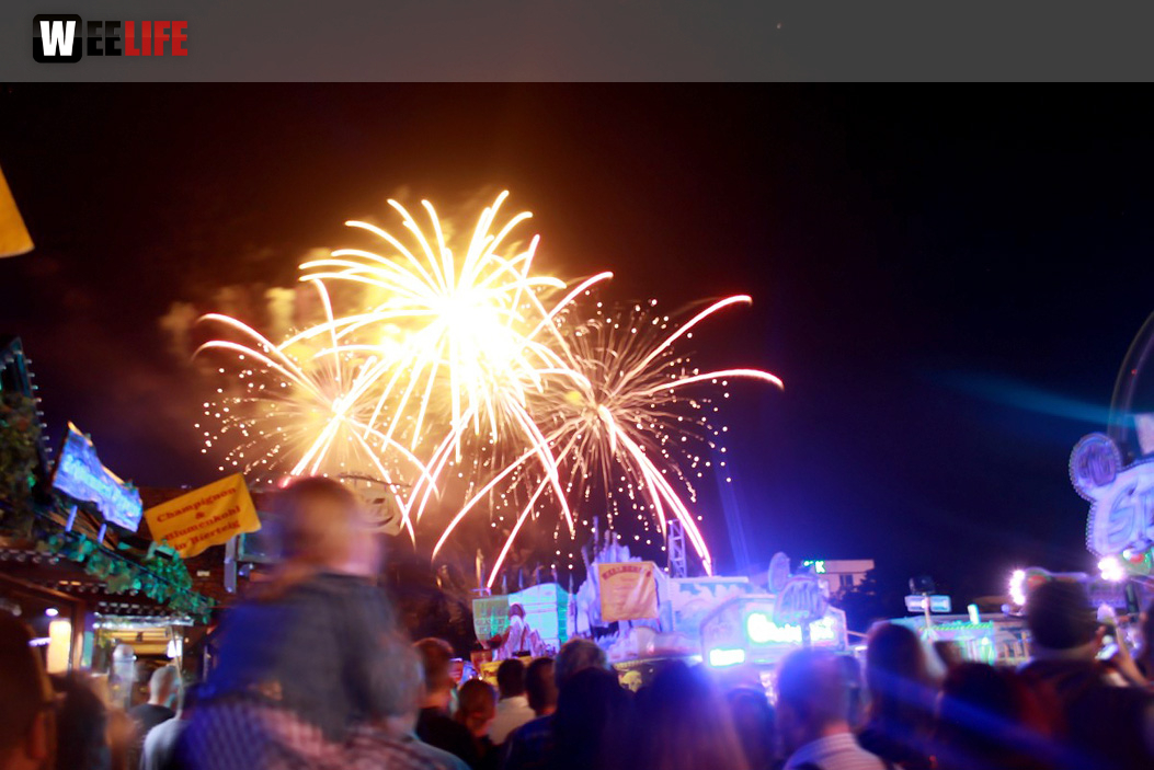 Hofer Volksfest 2016 Tag 2 Samstag EröffnungsFeuerwerk