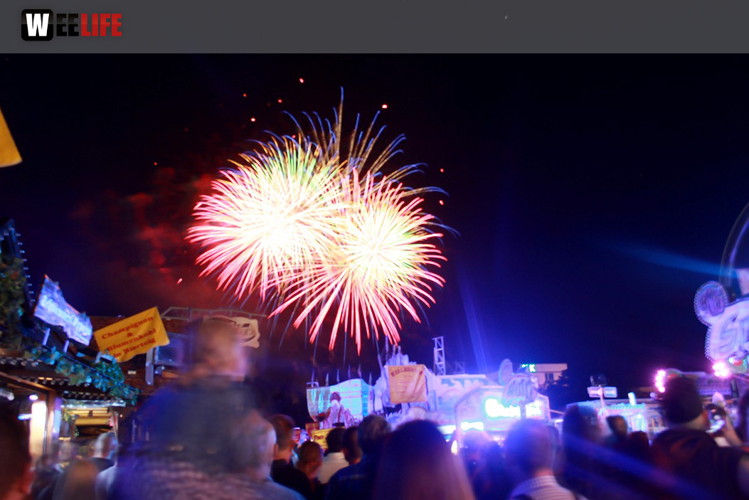 Hofer Volksfest 2016 Tag 2 Samstag EröffnungsFeuerwerk