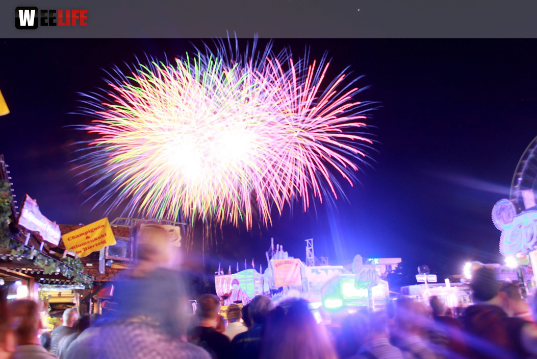 Hofer Volksfest 2016 Tag 2 Samstag EröffnungsFeuerwerk