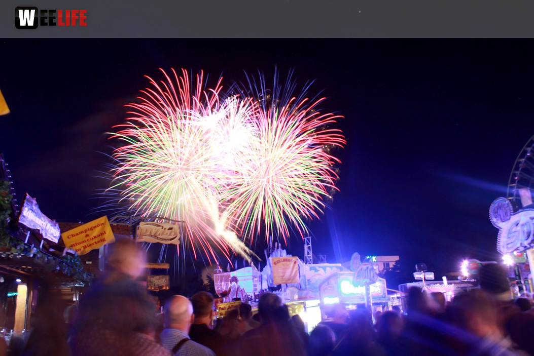 Hofer Volksfest 2016 Tag 2 Samstag EröffnungsFeuerwerk