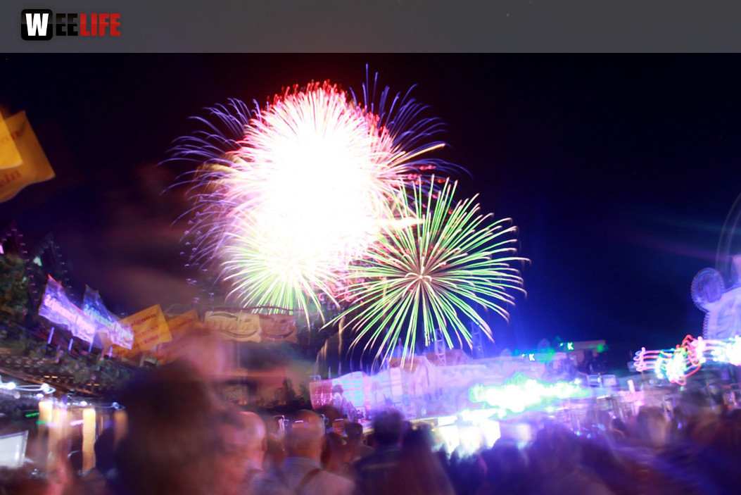 Hofer Volksfest 2016 Tag 2 Samstag EröffnungsFeuerwerk