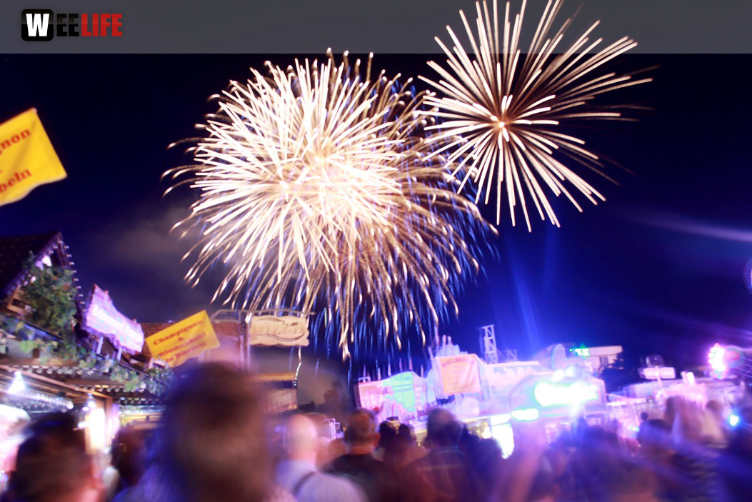 Hofer Volksfest 2016 Tag 2 Samstag EröffnungsFeuerwerk