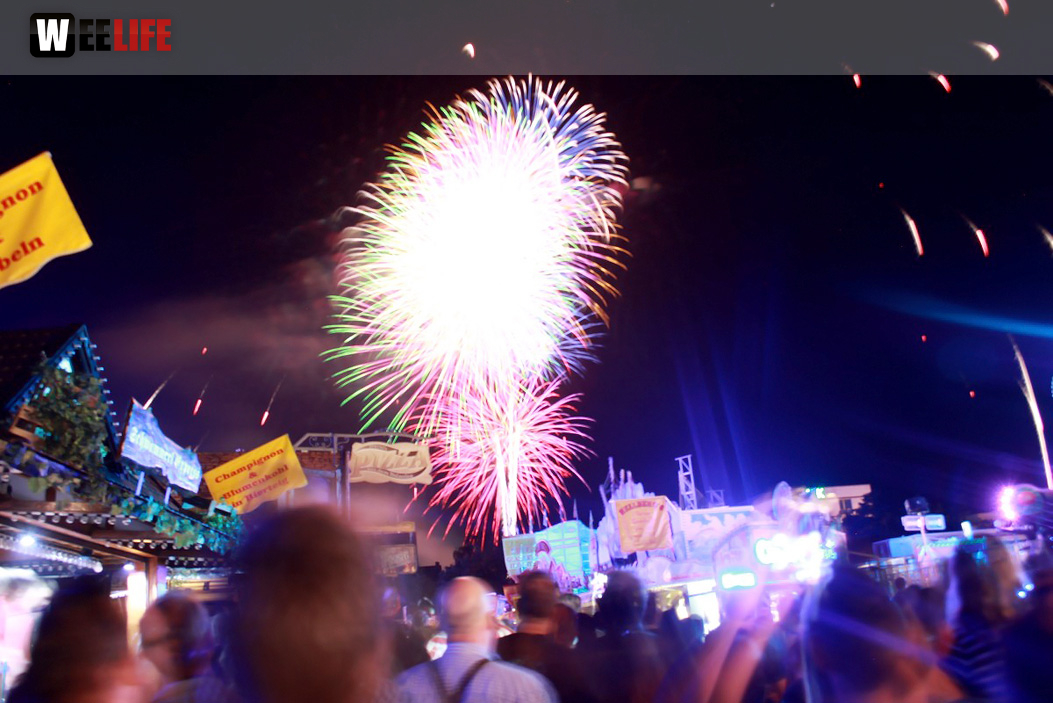 Hofer Volksfest 2016 Tag 2 Samstag EröffnungsFeuerwerk