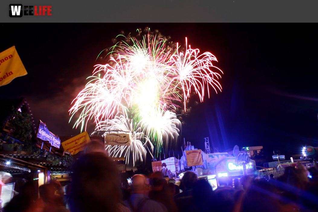 Hofer Volksfest 2016 Tag 2 Samstag EröffnungsFeuerwerk