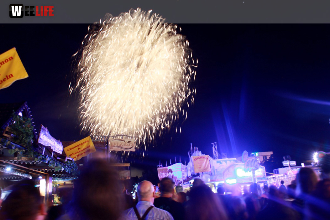 Hofer Volksfest 2016 Tag 2 Samstag EröffnungsFeuerwerk