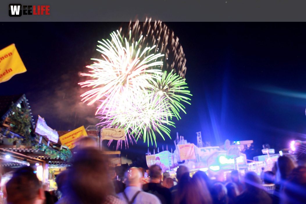 Hofer Volksfest 2016 Tag 2 Samstag EröffnungsFeuerwerk