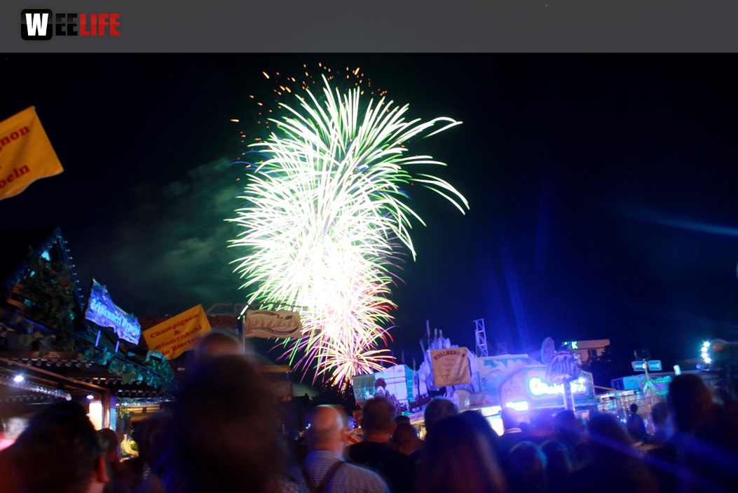 Hofer Volksfest 2016 Tag 2 Samstag EröffnungsFeuerwerk