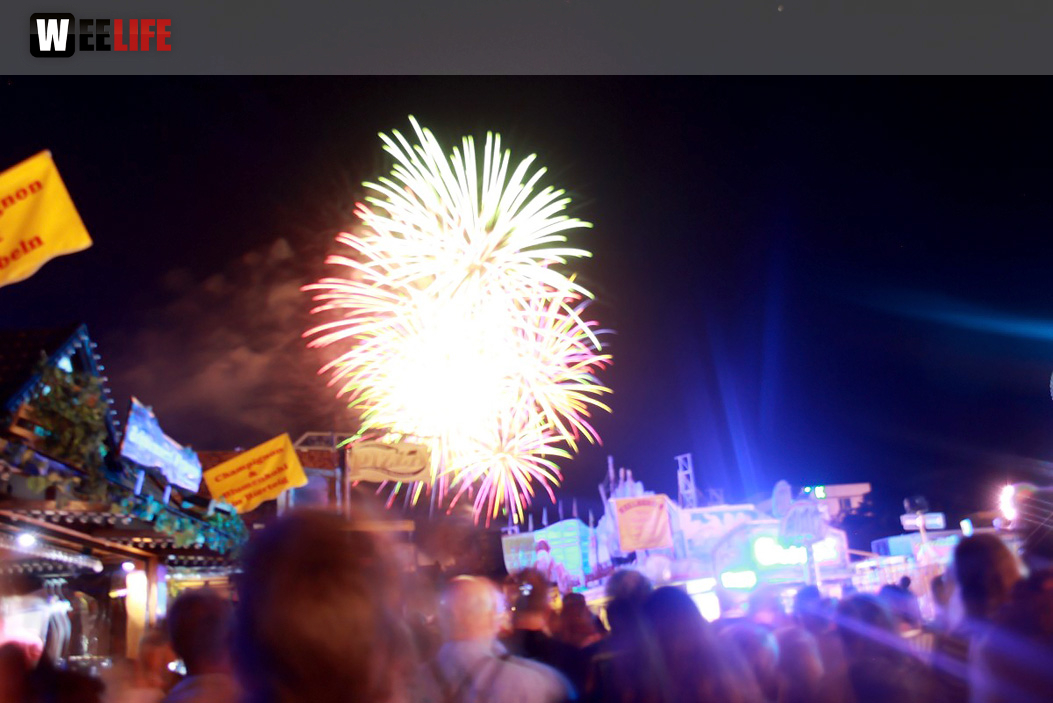 Hofer Volksfest 2016 Tag 2 Samstag EröffnungsFeuerwerk