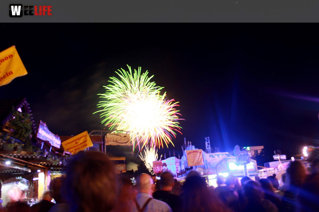 Hofer Volksfest 2016 Tag 2 Samstag EröffnungsFeuerwerk