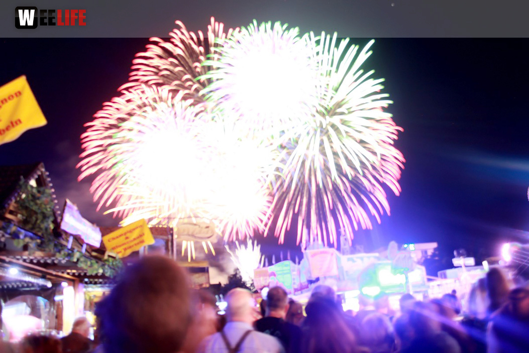 Hofer Volksfest 2016 Tag 2 Samstag EröffnungsFeuerwerk