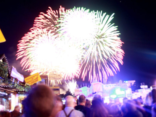 Hofer Volksfest 2016 Tag 2 Samstag EröffnungsFeuerwerk – Foto 24