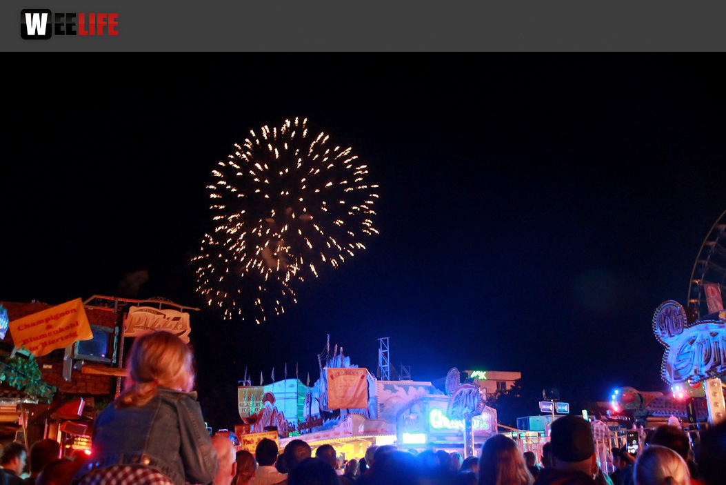Hofer Volksfest 2016 Tag 2 Samstag EröffnungsFeuerwerk